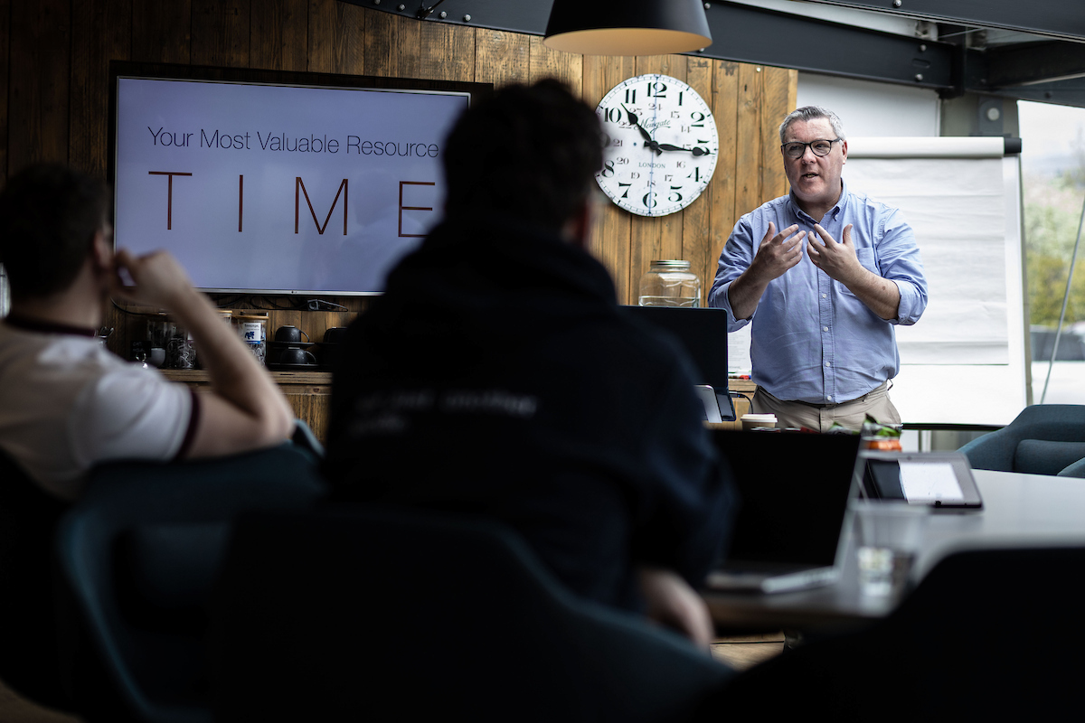 Workshop session, participants engaged in discussion