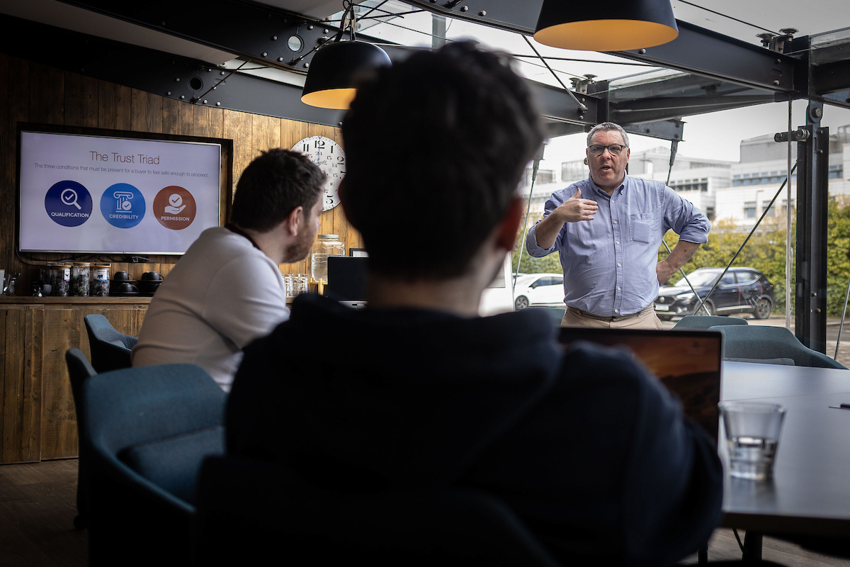 Trust Triad workshop in progress, Edinburgh