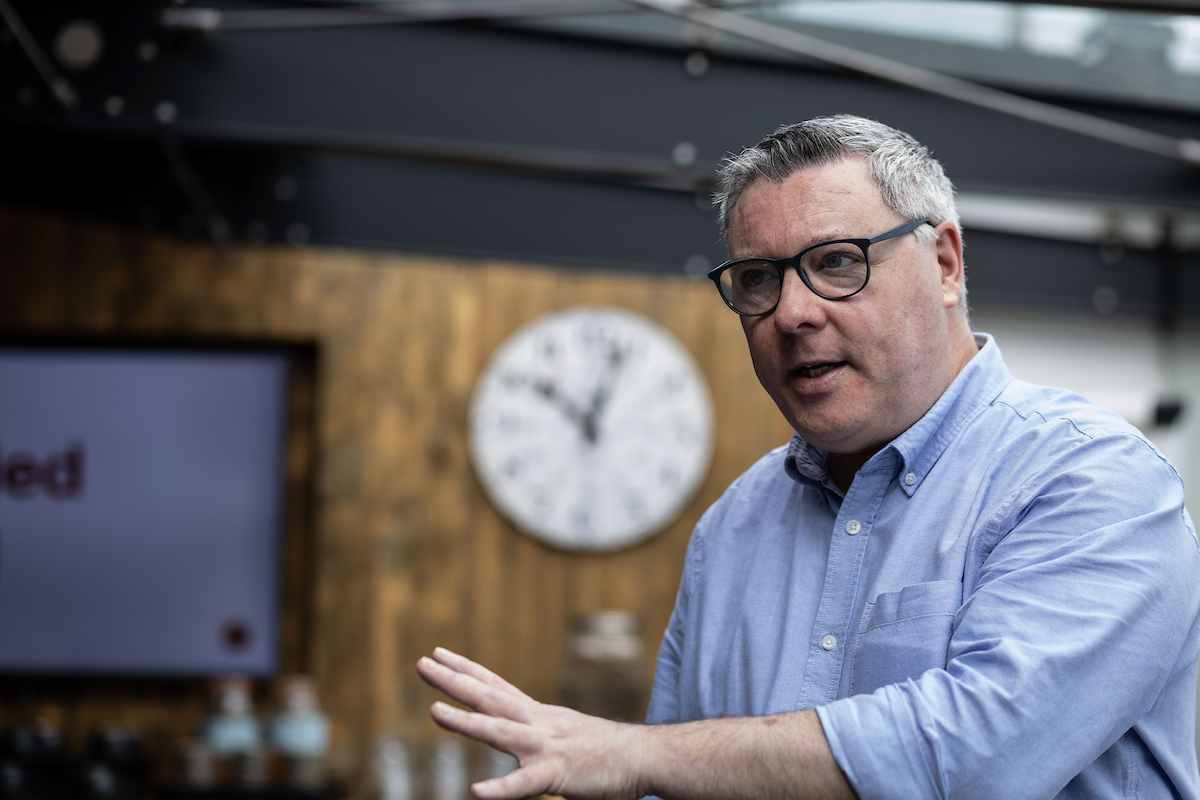 Gerry Forristal, mid-thought